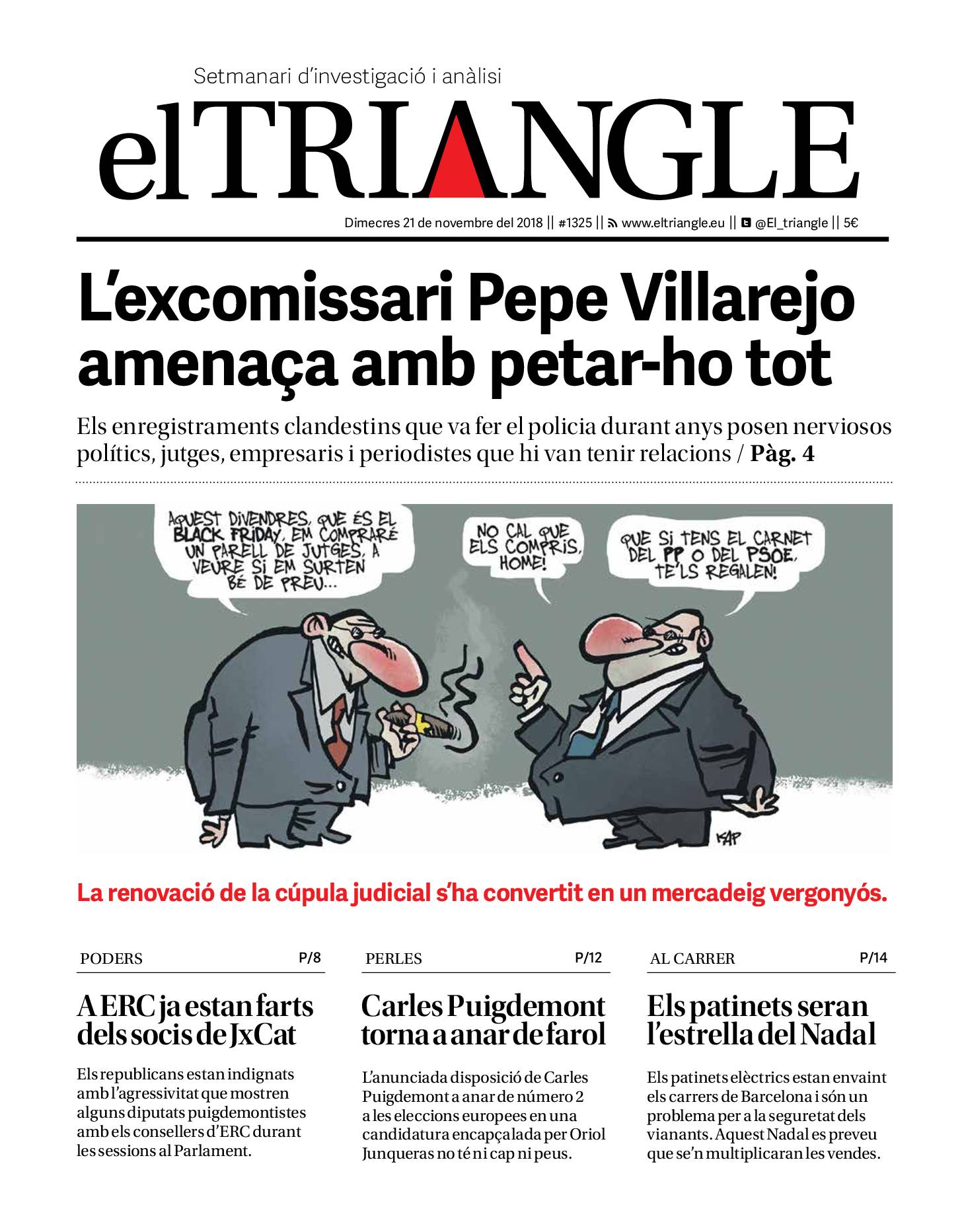 L'excomissari Pepe Villarejo amenaça amb petar-ho tot