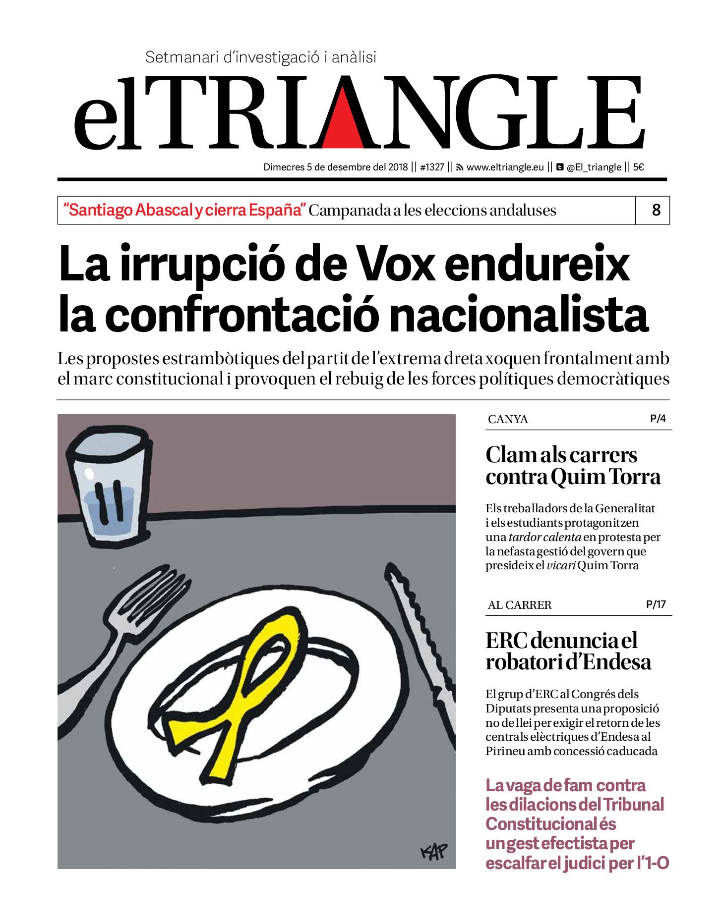 La irrupció de Vox endureix la confrontació nacionalista