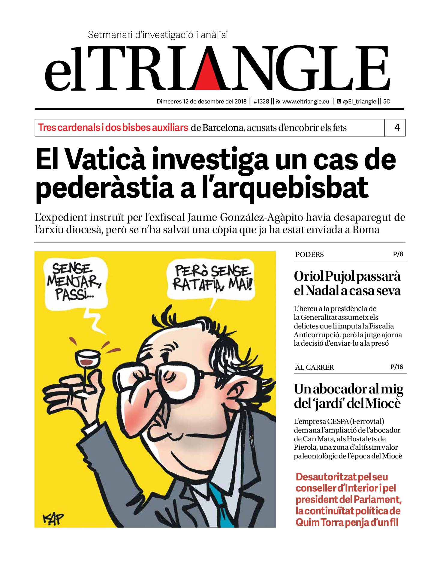 El Vaticà investiga un cas de pederàstia a l'arquebisbat