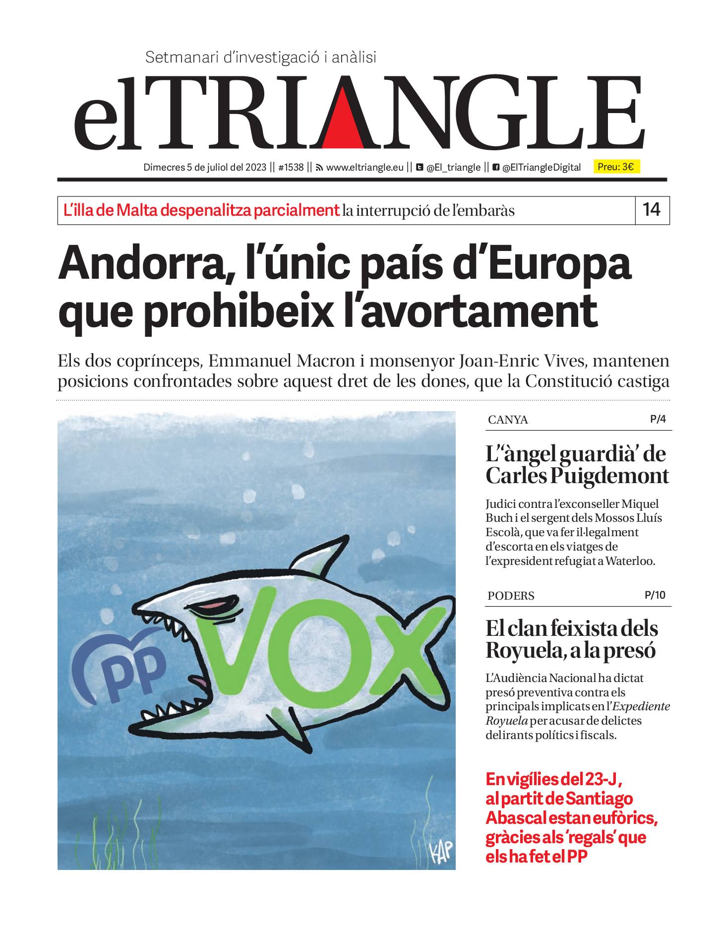 Andorra, l'únic país d'Europa que prohibeix l'avortament