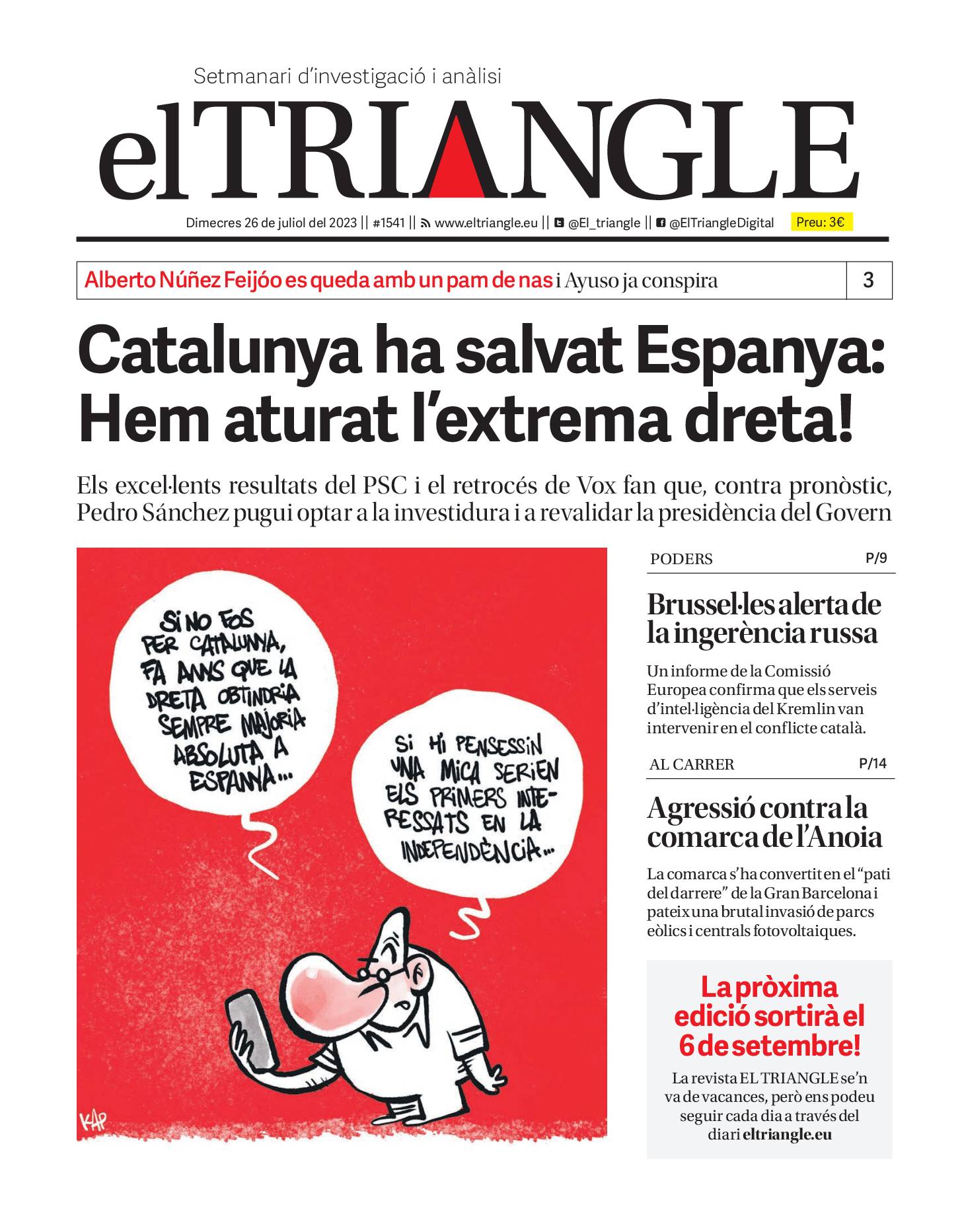 Catalunya ha salvat Espanya: Hem aturat l'extrema dreta!