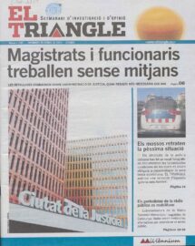 Magistrats i funcionaris treballen sense mitjans