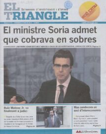 El ministre Soria admet que cobrava en sobres