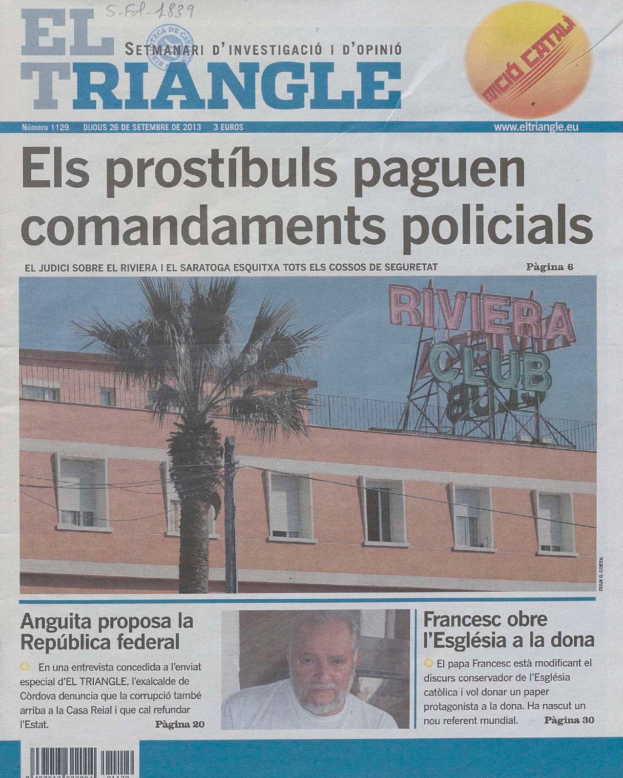 Els prostíbuls paguen comandaments policials