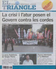 La crisi i l’atur posen el Govern contra les cordes