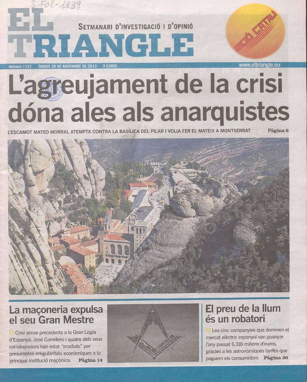 L'agreujament de la crisi dóna ales als anarquistes