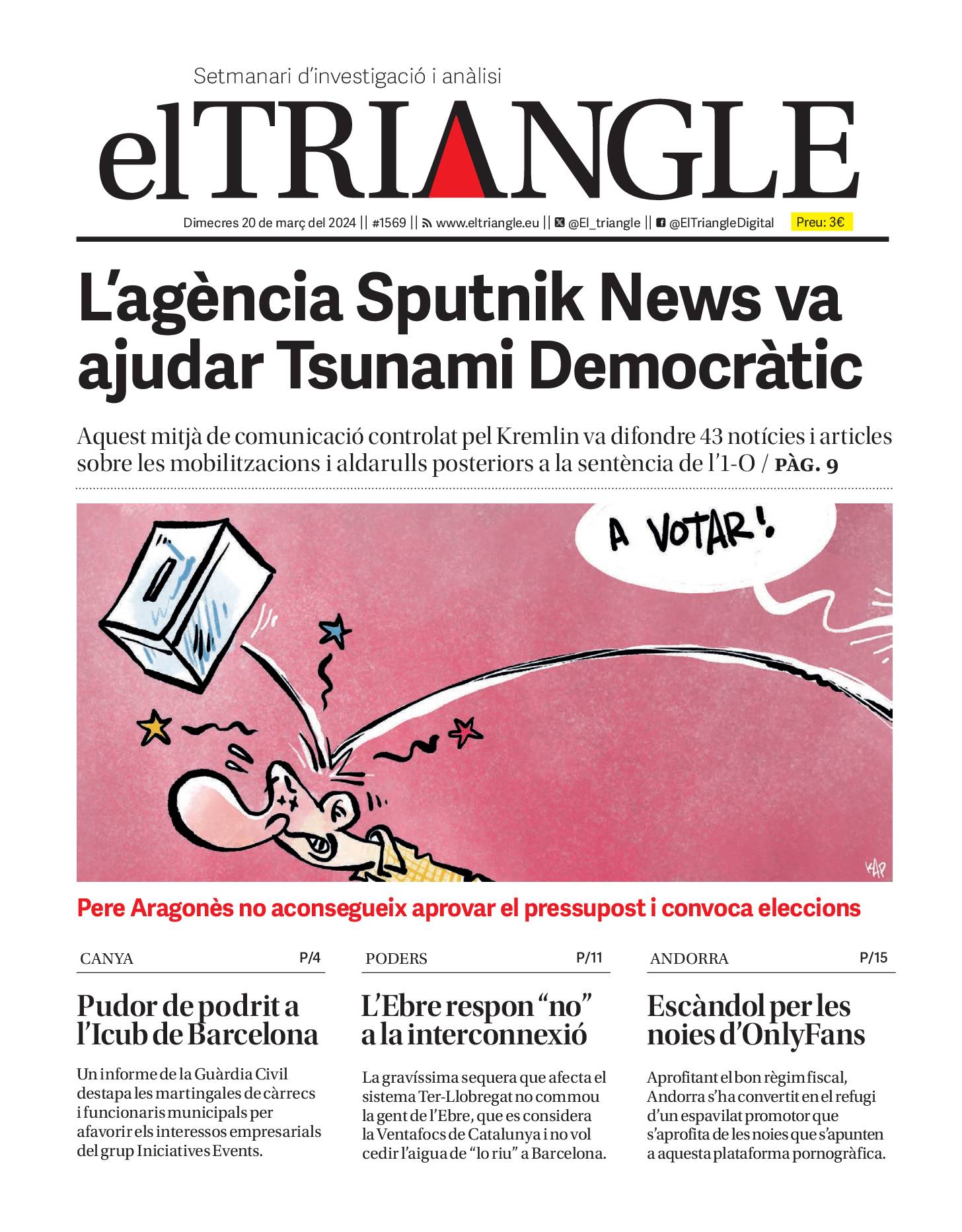 L'agència Sputnik News va ajudar Tsunami Democràtic