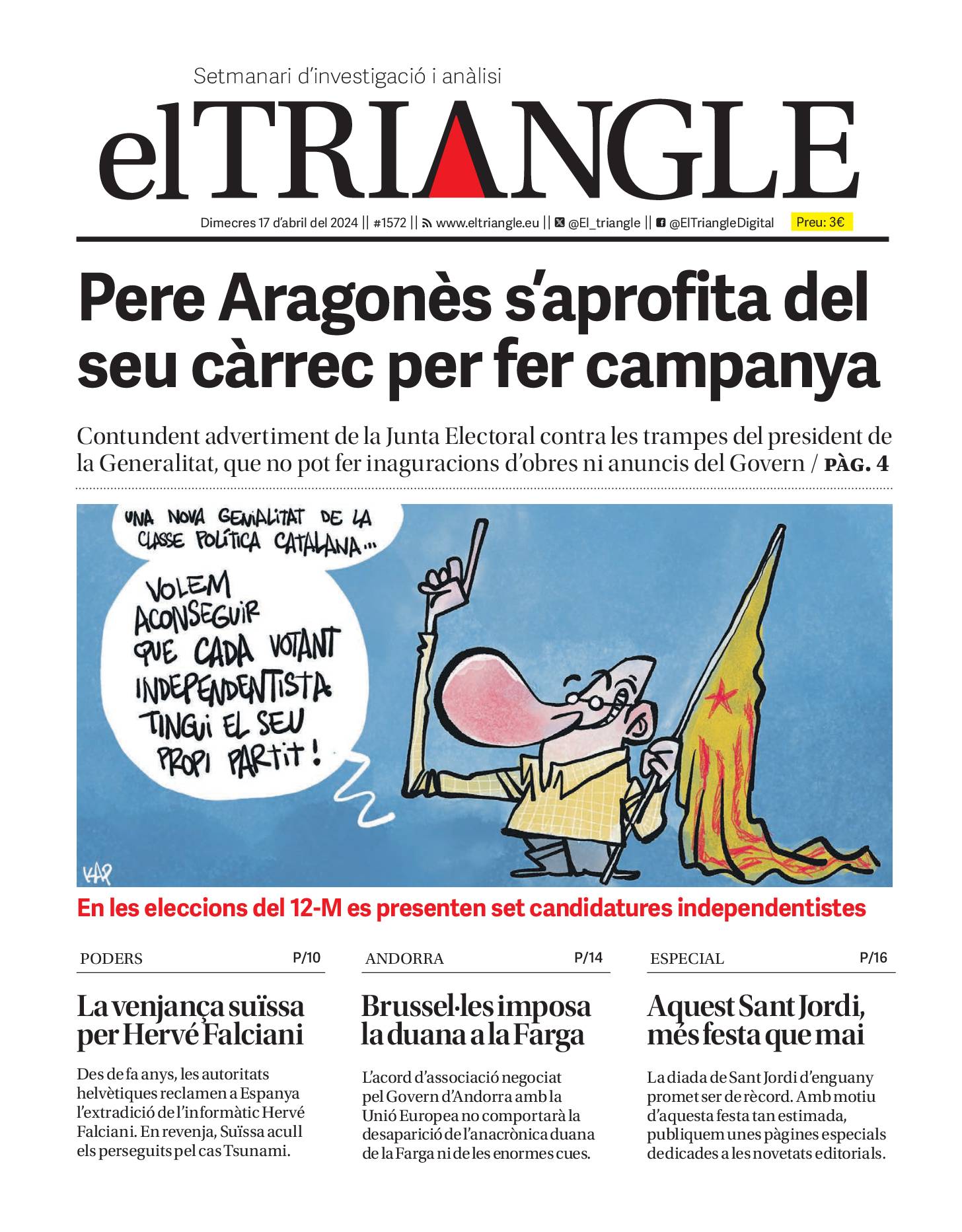 Pere Aragonès s'aprofita del seu càrrec per fer campanya