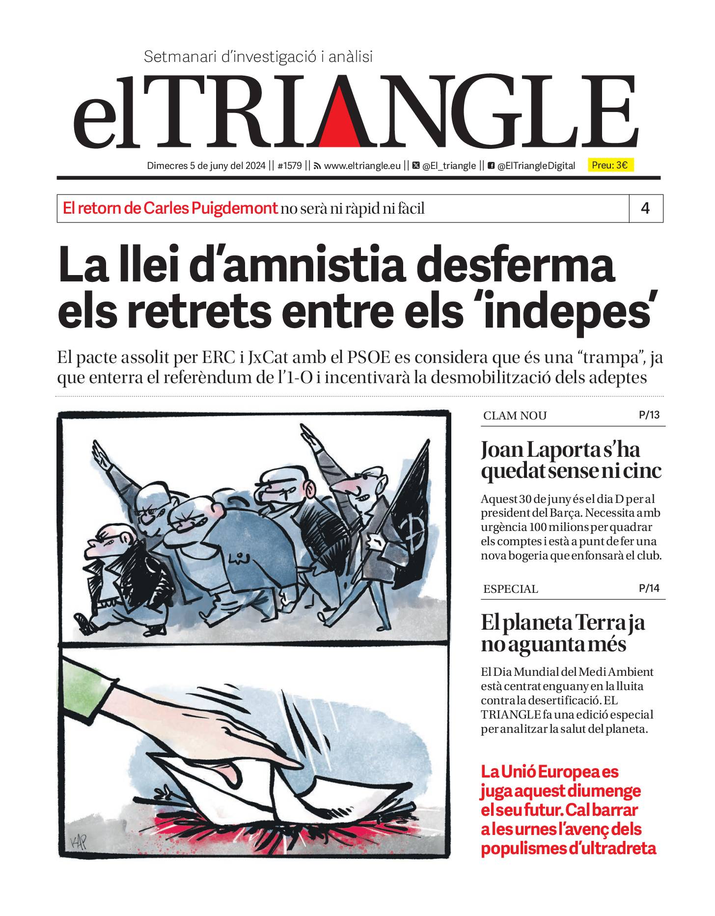 La llei d'amnistia desferma els retrets entre els "indepes"