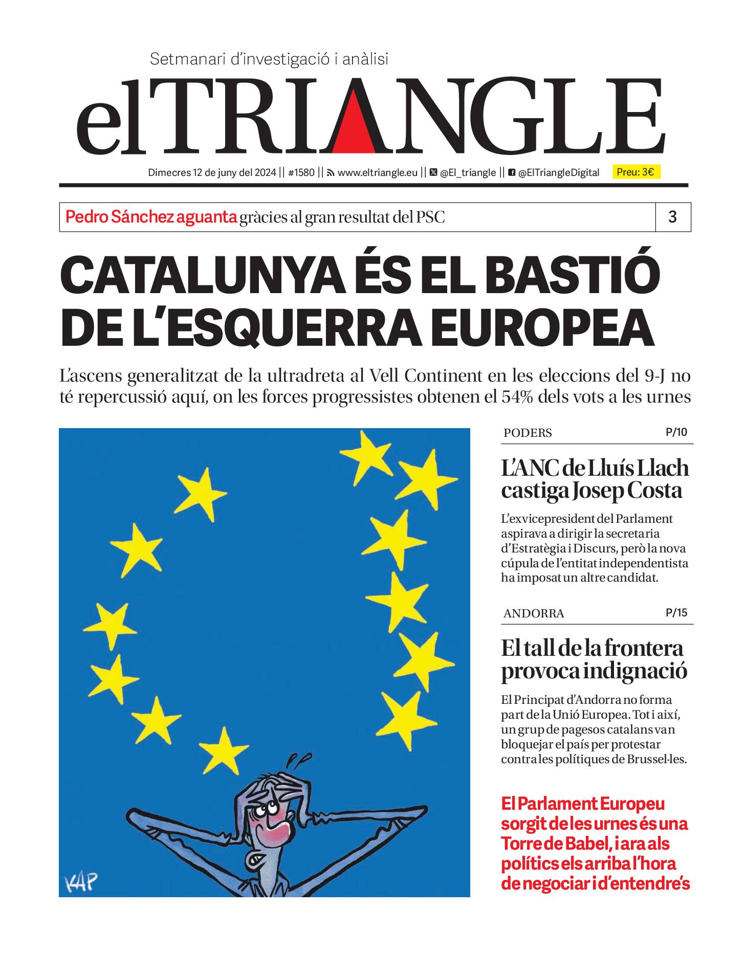 CATALUNYA ÉS EL BASTIÓ DE L'ESQUERRA EUROPEA