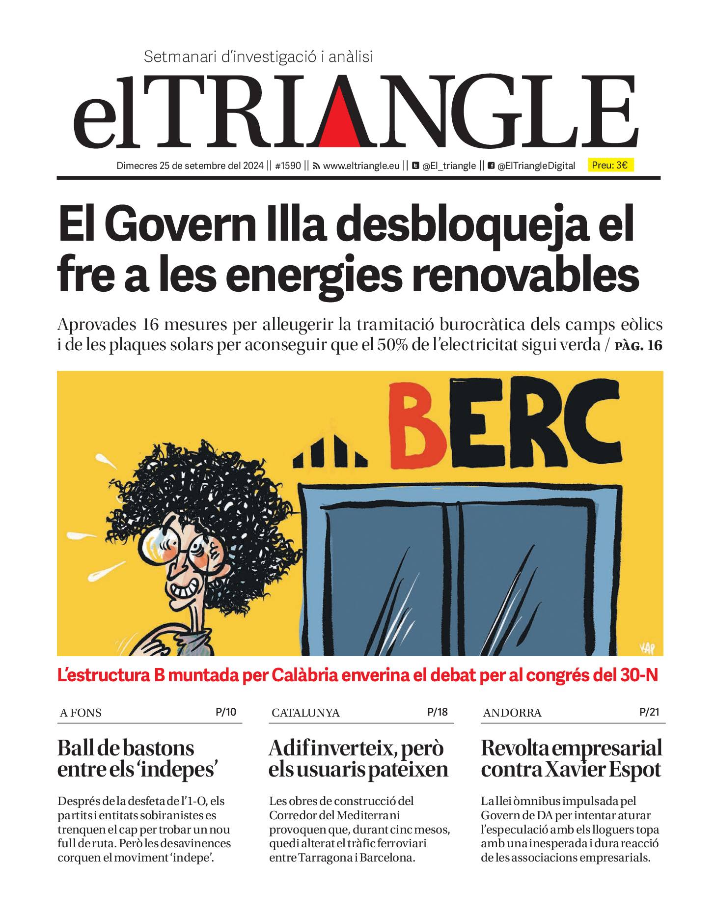 El Govern Illa desbloqueja el fre a les energies renovables