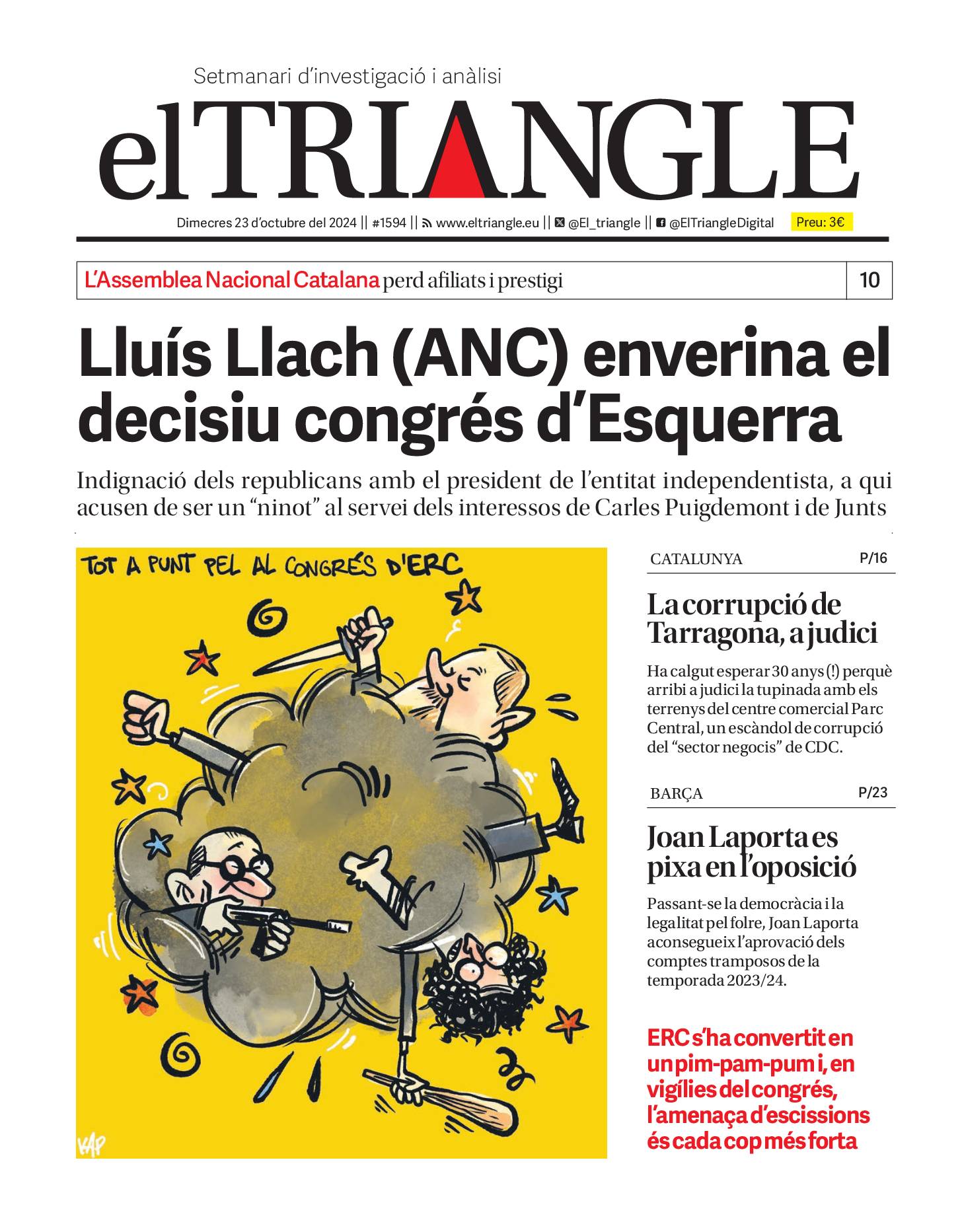 Lluís Llach (ANC) enverina el decisiu congrés d'Esquerra