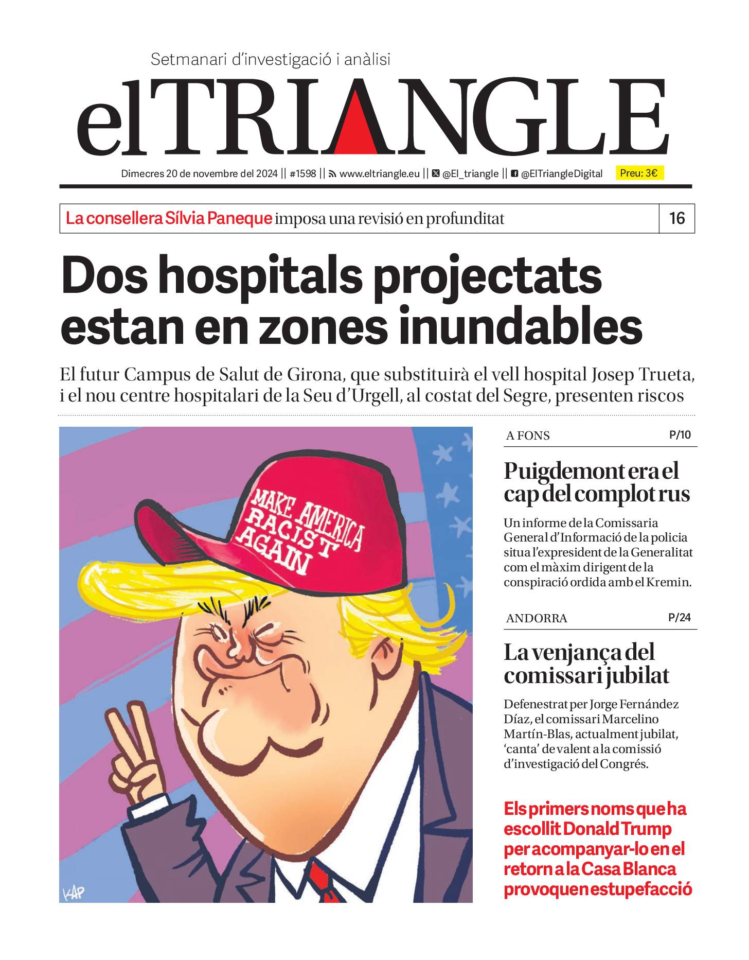 Dos hospitals projectats estan en zones inundables