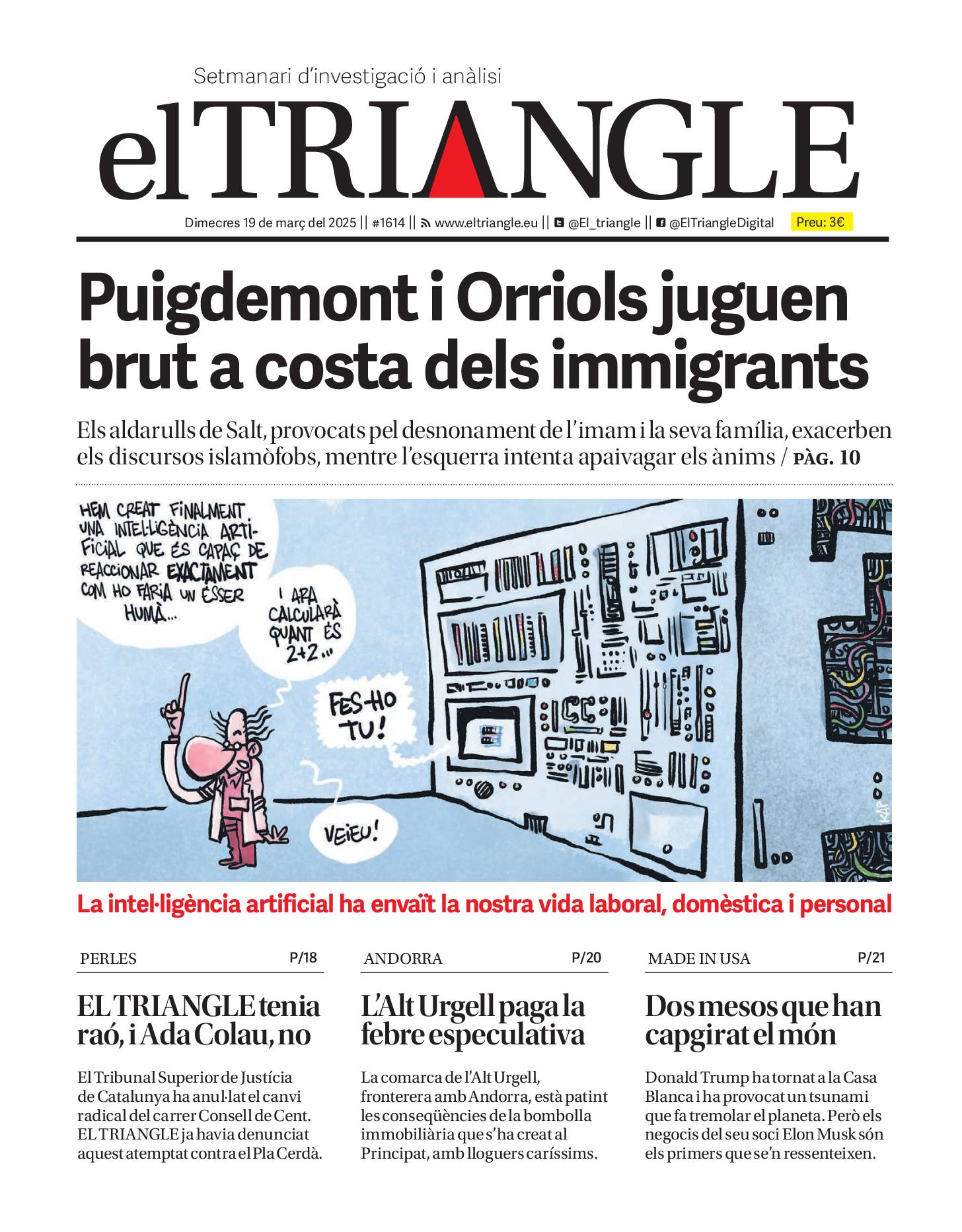 Puigdemont i Orriols juguen brut a costa dels immigrants