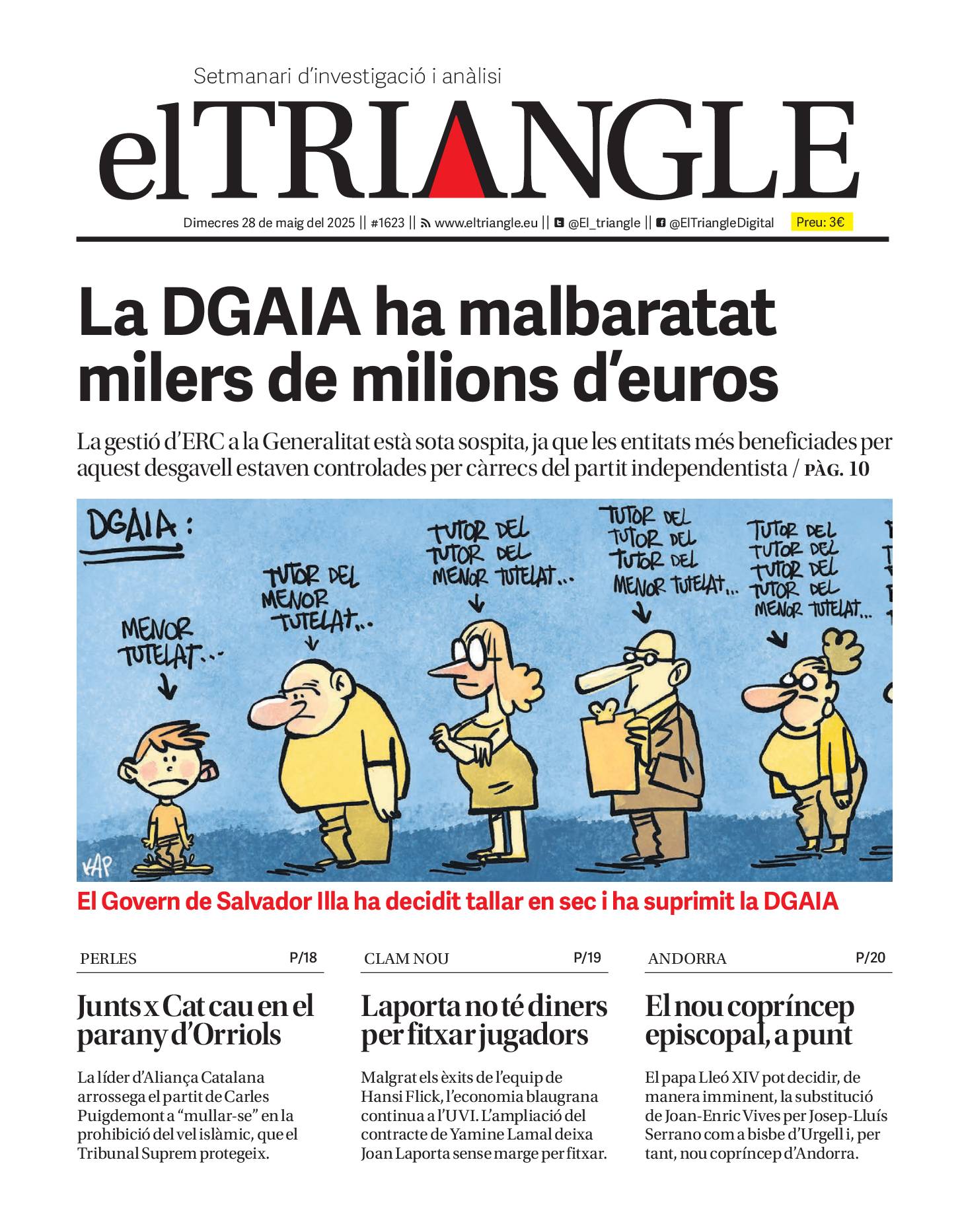 La DGAIA ha malbaratat milers de milions d'euros