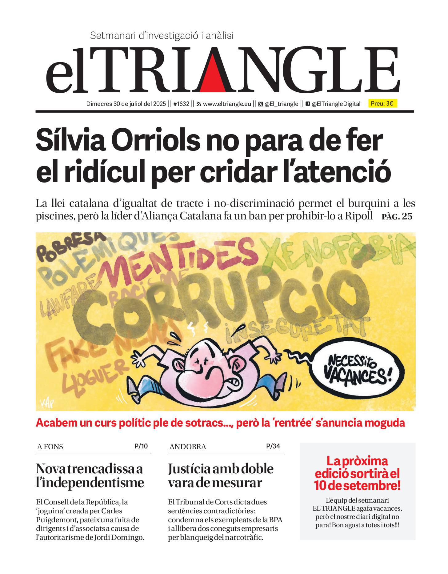 Sílvia Orriols no para de fer el ridícul per cridar l'atenció