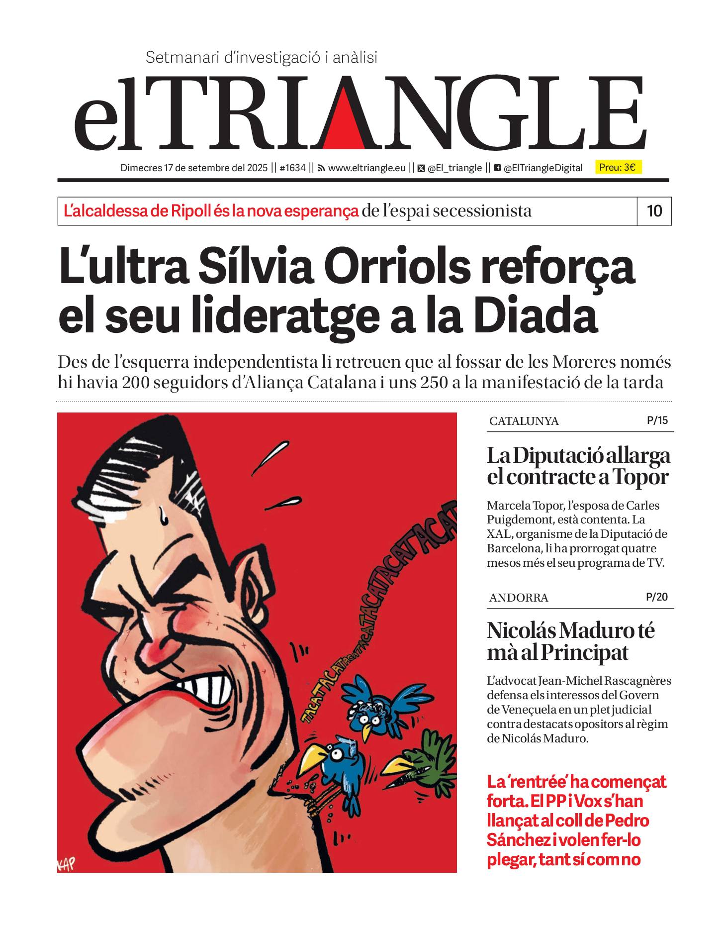 L'ultra Sílvia Orriols reforça el seu lideratge a la Diada