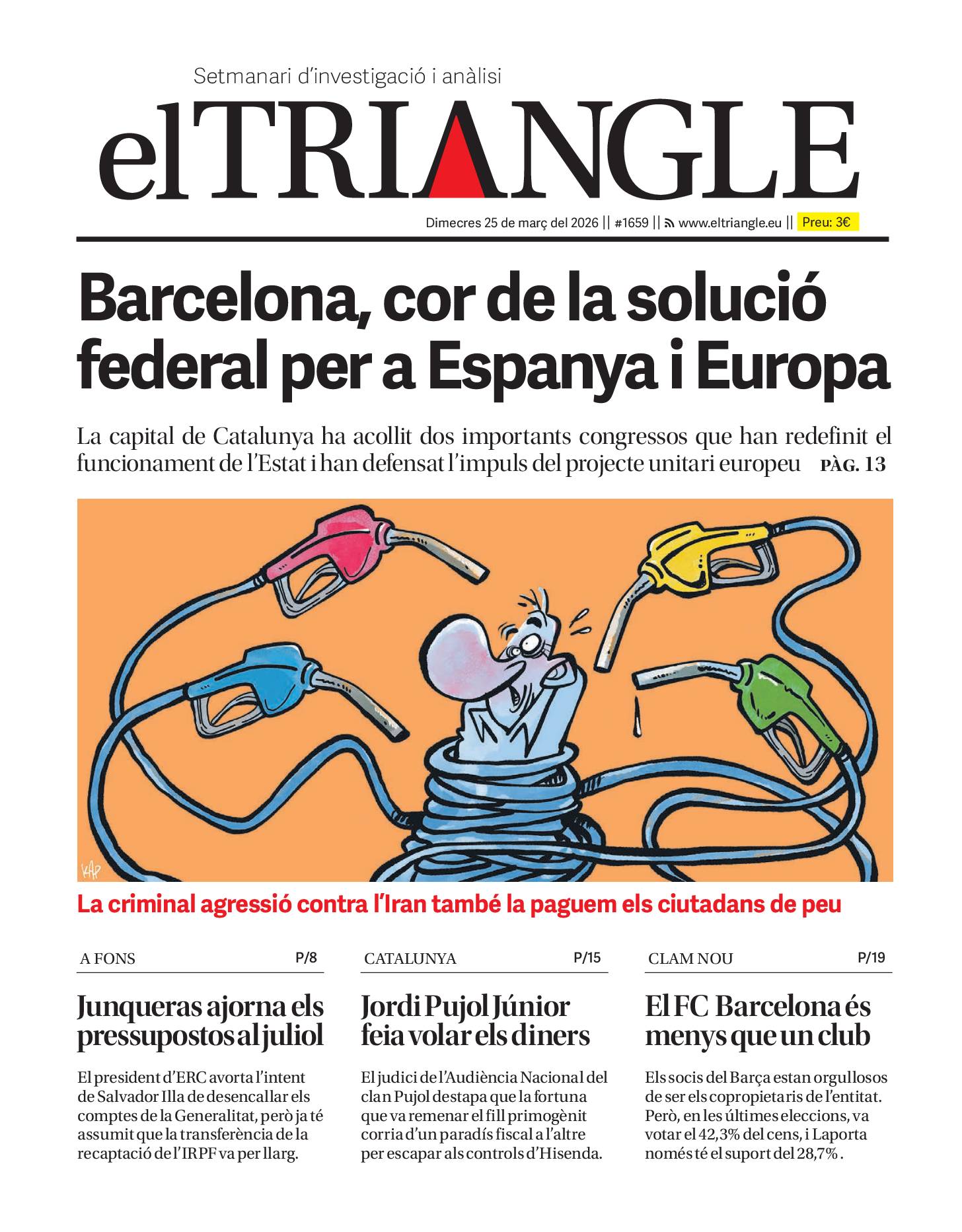 Barcelona, cor de la solució federal per a Espanya i Europa