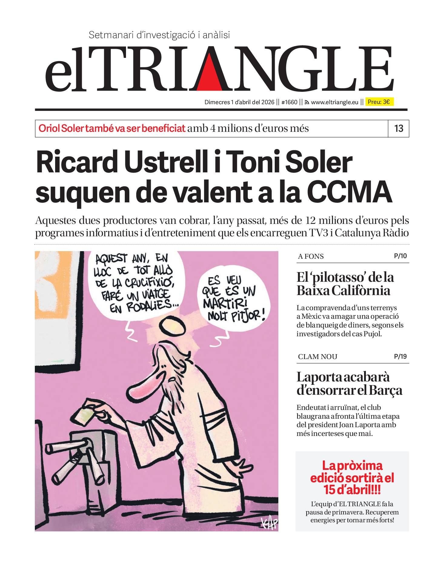 Ricard Ustrell i Toni Soler suquen de valent a la CCMA