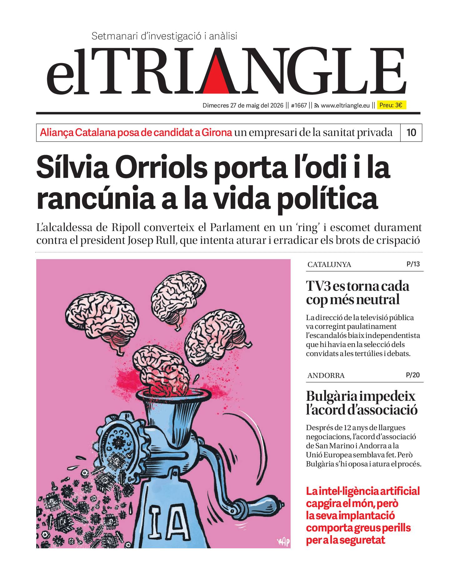 Sílvia Orriols porta l'odi i la rancúnia a la vida política