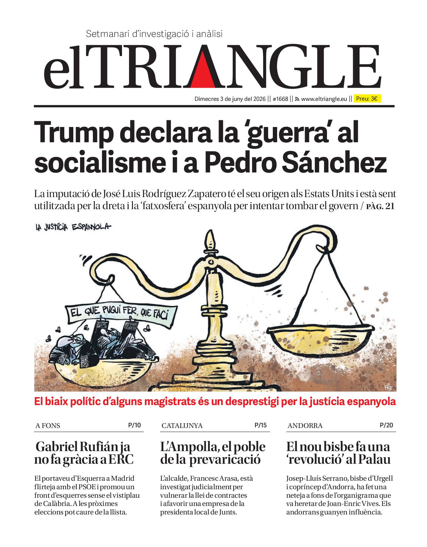 Trump declara la "guerra" al socialisme i a Pedro Sánchez