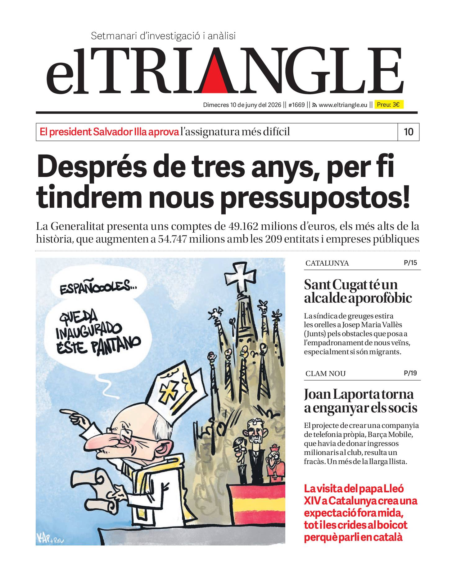 Després de tres anys, per fi tindrem nous pressupostos!
