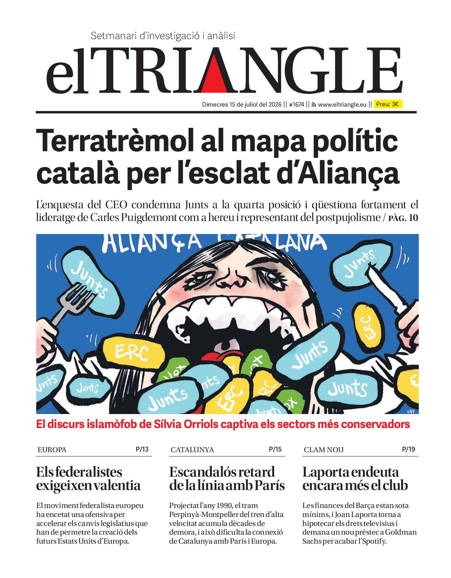 Terratrèmol al mapa polític català per l'esclat d'Aliança